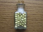 Antique Cork Top Medicine  Fellows  Yellow Laxative Tablets