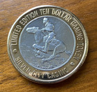 Vintage Silver City Casino Las Vegas Ten Dollar Limited Edition  Token   999 Si