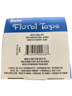 Floratape Floral Stem Wrap Flowers White 1 2  Wide X 90 Ft Self Sealing 12 Pack