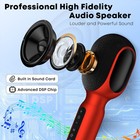 Wireless Bluetooth Karaoke Microphone  5-in-1 Portable Handheld Mic Speaker W   