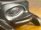 Pacific Northwest Haida Hand Carved Argillite Frog Bowl- Museum Quality