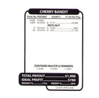 Pull Tab Tickets - Jars - Game - Cherry Bandit - 2 680 Ct