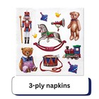 Decoupage Napkins     Vintage Christmas Toys     2pcs Luncheon     Free Ship