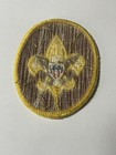 Vintage Bsa Oval Brown   Yellow Eagle boy Scout Patch