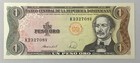 Dominican Republic 1 Peso Oro 1988 Banknote World Paper Money Unc Bill Note