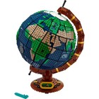 The Earth Globe Building Block Set   2585pcs Rotating Educational Display Alt