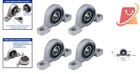 Pillow Block Bearing 4pcs Zinc Alloy 12mm Id Self-aligning Machinery Use