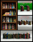 4 Random Bookshelf Books 1 12 Scale Dollhouse Miniature Books