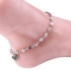 Women Silver Bead Chain Anklet Ankle Bracelet Barefoot Sandal Beach Foot