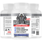  1 Testosterone Booster Monster Test Caps Drive Men s Capsule Pills 120ct  6pk