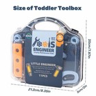 11-piece Toddler Tool Set For Kids Ages 3-6   Pretend Play Toys Gift