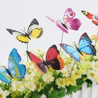 10-50pcs Colorful Artificial Butterfly Garden Stakes Plant Pot Yard Decor Gift