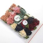 18pcs Fabric Ribbon Flowers Bows Appliques Craft Wedding Dec Bulk A0444  multi-c