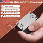 Edge Banding Trimmer - 2025 Upgraded Mini Edge Band Trimmer   Cutter  Stainless