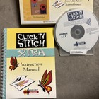 Amazing Designs Click N Stitch Xtra Software   Manual   Original Box