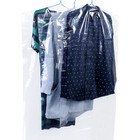 100pcs Clear Hanging Garment Bags Dry Cleaner Clothing Protector Covers 24x40 In