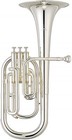 Yamaha Alto Horn Eb 3 Piston Top Action Yah-203s Silver-plated Brand New