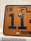 1950 Florida License Plate-broward County 11-9531