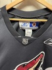 Phoenix Arizona Coyotes Nhl Reebok ccm Alt Black Men   s Sz L Jersey  stitched 