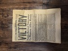 Paris Edition Original Victory Complete Newspaper From Ww2