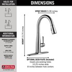 Delta Essa Pull-down Kitchen Faucet Arctic Stainless-certified Refurbished
