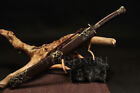 Chinese Dao High Carbon Steel Sword Tiger Dragon Fittings Rosewood Broadsword 