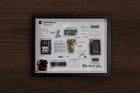 Motorola Bravo Plus Pager Teardown Art  Vintage Tech Display  Retro Electronics
