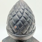 Vintage Cast Iron Pineapple Acorn Finial Post Cap Architectural 7  Read