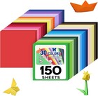 12  X 12  Colored Cardstock Bulk 150 Assorted Sheets In 30 Colors Constructio   