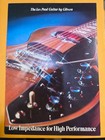 Rare Vintage Gibson Les Paul Recording Guitar triumph Bass Brochure  record 1973