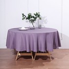 10 Amethyst 90  Round Polyester Tablecloths Wholesale Wedding Party Supplies