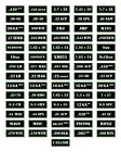 9mm Ammo Can 4x 9mm Labels Ammunition Case 1 5  Long Mini Sticker Decal 4pack Yw