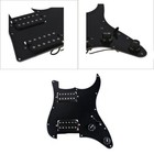 Black Hh Loaded Pickguard Humbucker Neck Bridge Pickup For Stratocaster Strat St