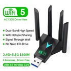 1300mbps Wifi Usb Adapter Dual Band 2 4g 5ghz Wi-fi Dongle Usb3 0 High-speed 802
