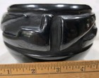 Santa Clara  margaret Tafoya  Blackware  signed  Vtg Pueblo 5x4    