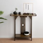 32  Vintage Wooden Console Table W  Drawer   Shelf Sofa Side Table Entry Hallway