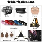240 Sets Leather Rivets Kit 4 Colors And 3 Sizes Leather Studs With 3pcs Setting