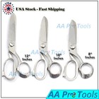 3-pcs 8  10  12  Heavy Duty Upholstery Carpet   Shear Tailor Scissors Sliver New