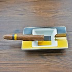 Cigar Ashtray Cigarettes Outdoor Cigars Ash Tray For Men Travel patio outside 
