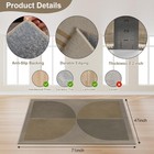 Ythropon 4x6 Ft Electric Drum Set Mat With Nonslip Grip Bottom  Soundproof Ra   