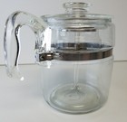 Vintage Pyrex Glass Percolator 9 Cup Flameware 7759-b Coffee Pot Maker Complete