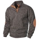 2025 Men s Autumn Winter Stand Collar Casual Pullover Sweater Shirt Tee Top Gift