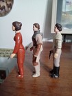 Vintage Star Wars Lot Of 3  1980 Bespin  1983 Boushh   1984 Endor Leia Figures  