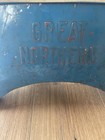 Vintage Great Northern Railroad Embossed Morton Mfg Conductors Platform Step