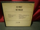 Joe Walsh  -  So What  -  Reel To Reel Tape  Guaranteed  Tested  Sounds Great