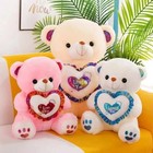 I L U Light Up Teddy Bear Plush Stuffed Animal Romantic Gift For Kids Girlfriend