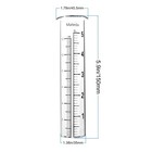 5  Capacity Rain Gauge Glass Replacement Tube  Lip Design  Great For Yard Gar   
