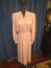 Rue Mcclanahan Owned   Worn Peach Silk Dress From Costumer Judy Evans And Coa