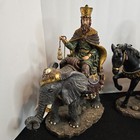 Vintage Bombay Company 3 Wise Men Nativity Scene Christmas Camels Mantle 13-15 