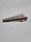 Silver Tone Metal Tie Bar Clip Necktie Clasp Clip Vintage 